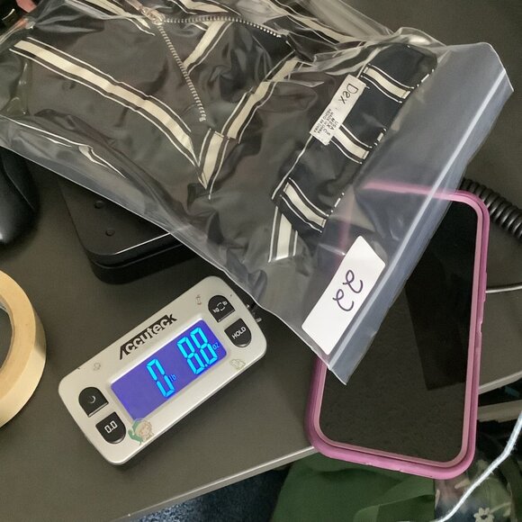 Striped Black & White Midi Dress Roll-Up Sleeves Drawstring Waist Old Money - Picture 10 of 10